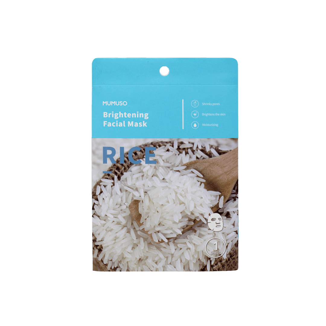 RICE WHITENING FACIAL MASK – Mumuso Jordan